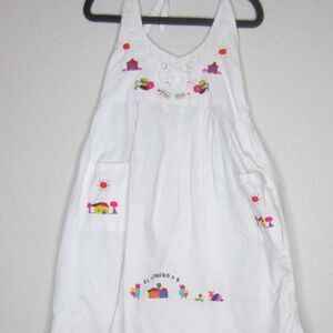 Girls Embroidered El Salvador Summer Dress - Size 4